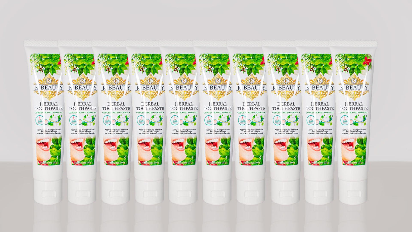 K Beauty Herbal Toothpaste - set of 10